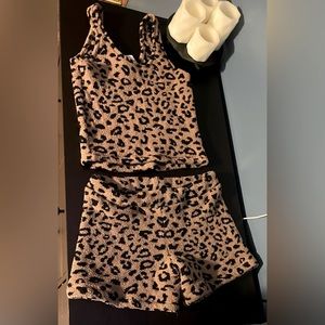 Size medium pink pj set